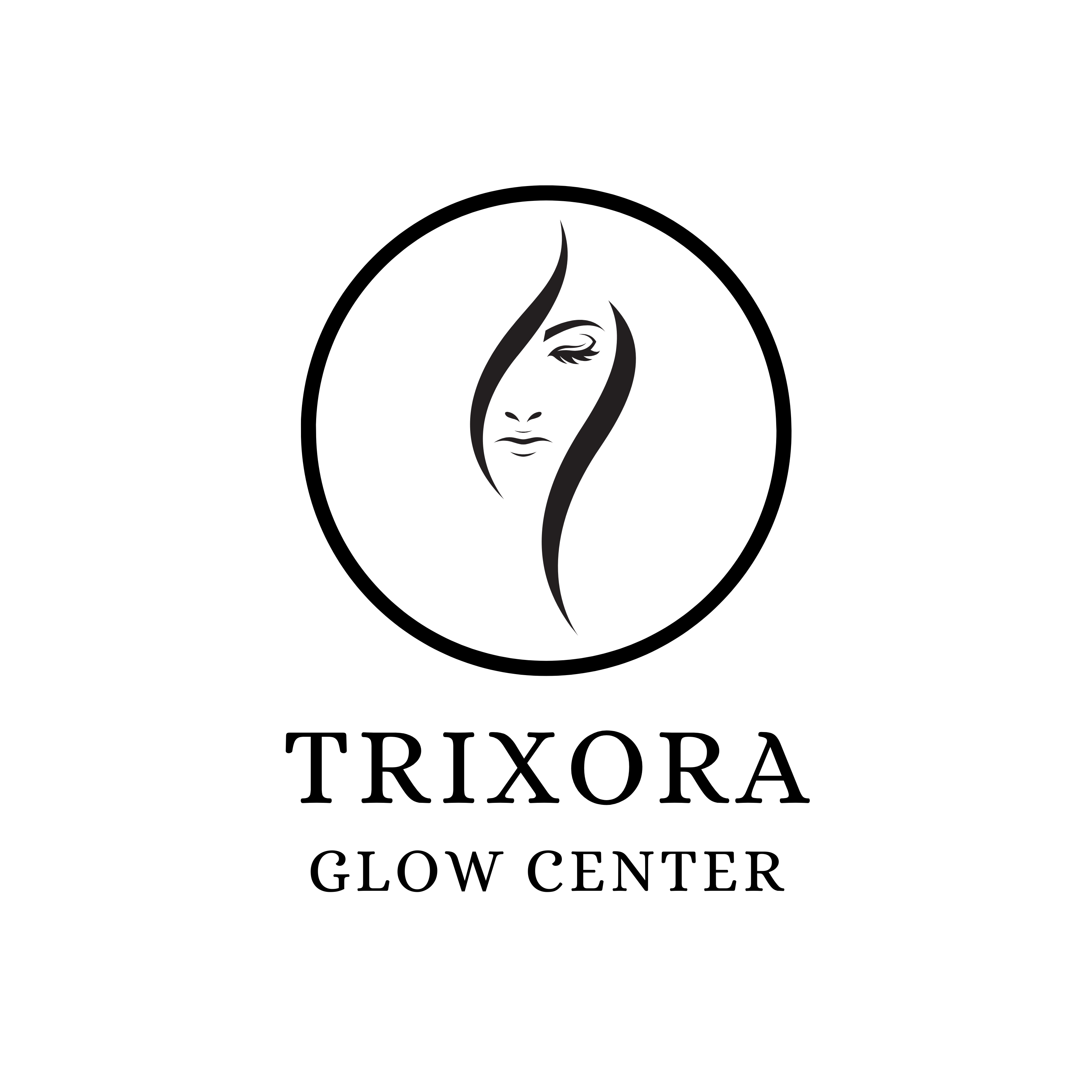 Trixora Glow Center Logo